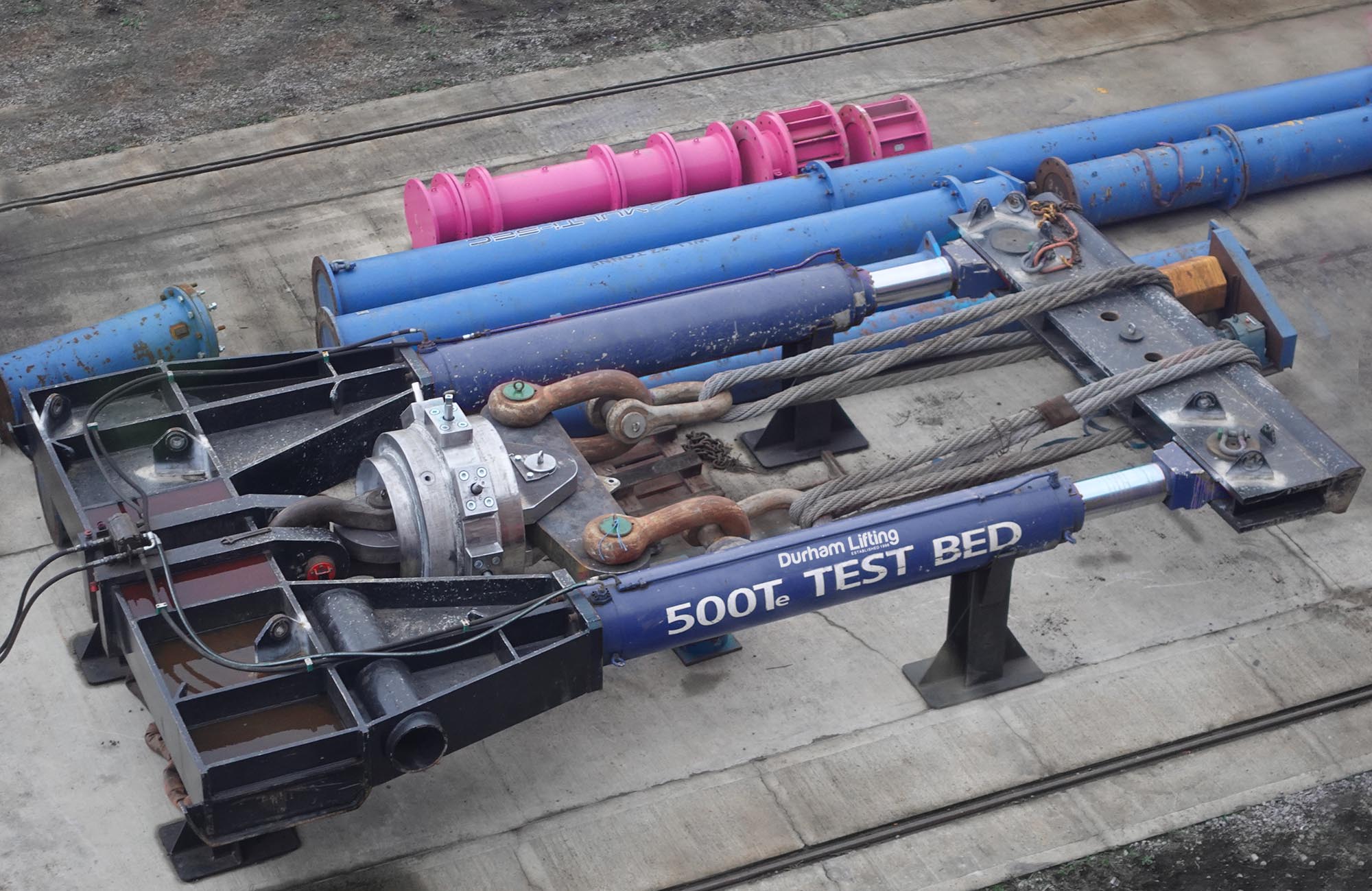 Durham Lifting 500Te test bed facility